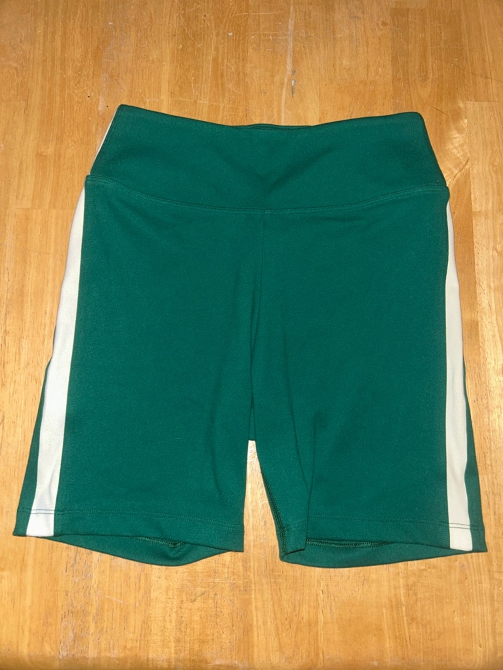 Victoria's Secret PINK Active 6" Bike Shorts High Waist Green white Size small